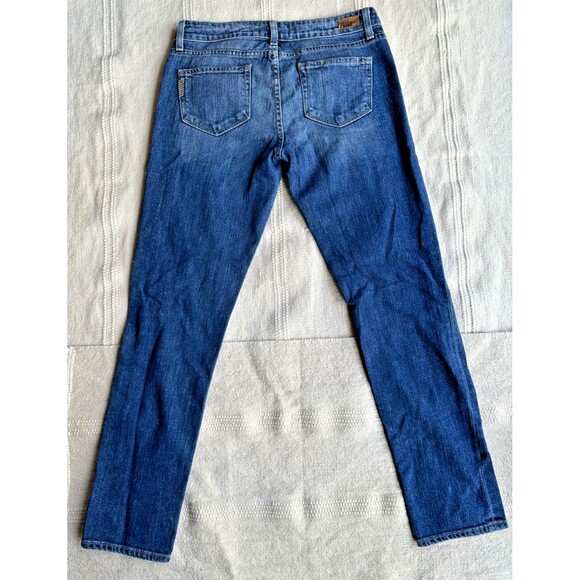 PAIGE Skyline Ankle Peg Distressed Med Wash Women's Jeans Size 26 - Picture 5 of 7